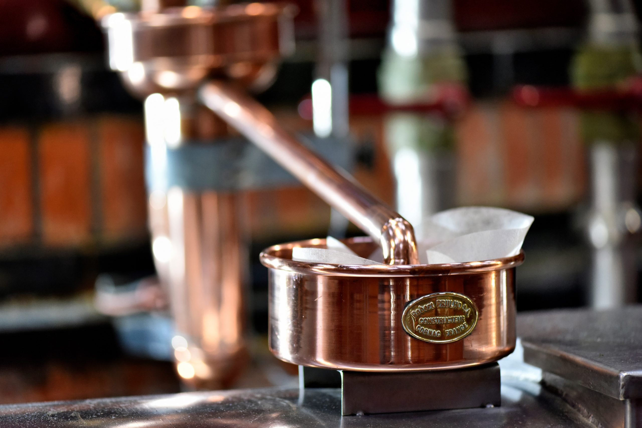 cuivre - processus de distillation